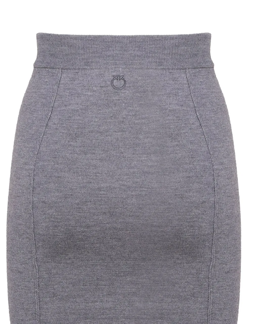 Pinko Logo Stitched Midi Skirt