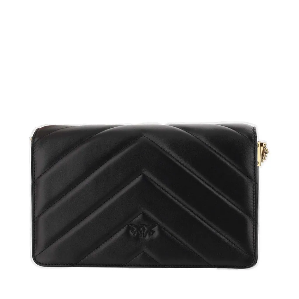 Pinko Love Quilted Chain-Linked Shoulder Bag