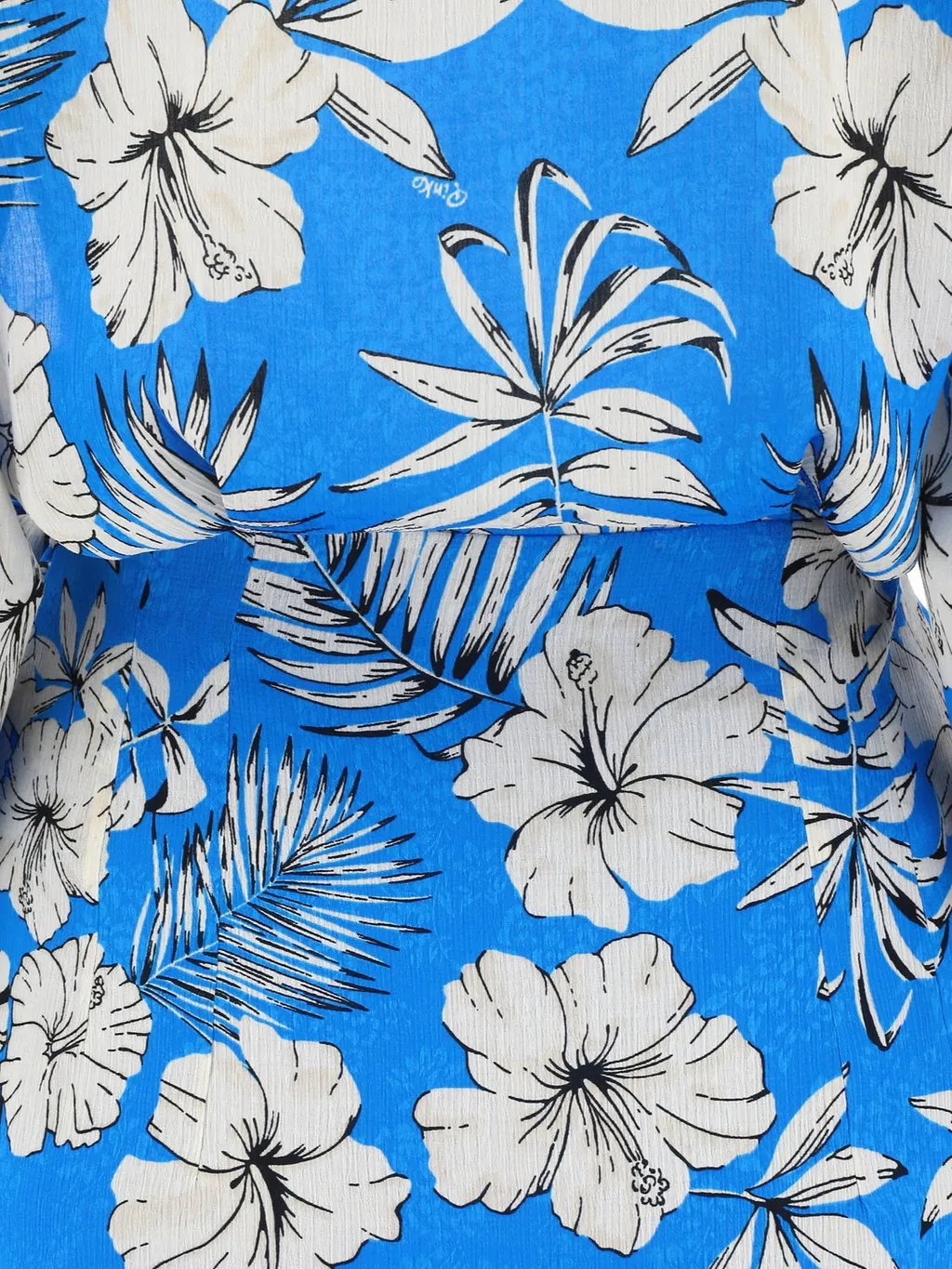 Pinko Floral Printed Long-Sleeved Dress