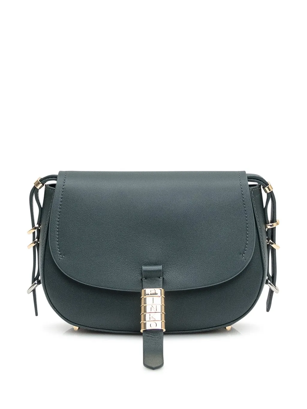 Pinko Saddle Foldover Top Mini Crossbody Bag