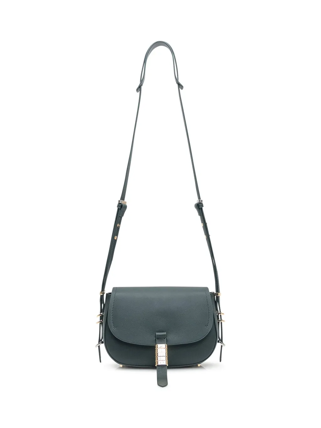 Pinko Saddle Foldover Top Mini Crossbody Bag