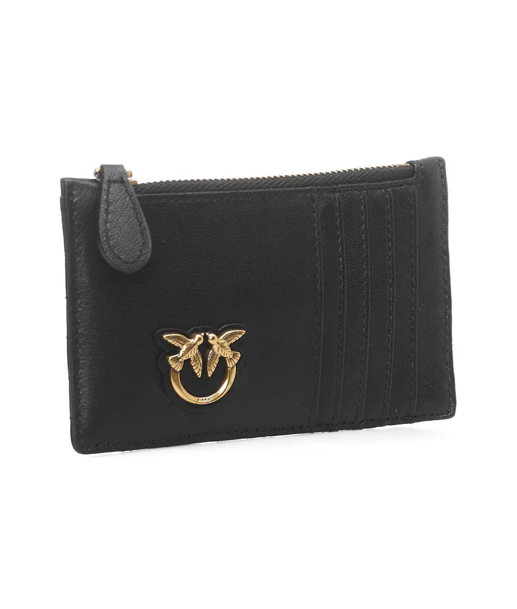Pinko Love Birds Quilted Wallet