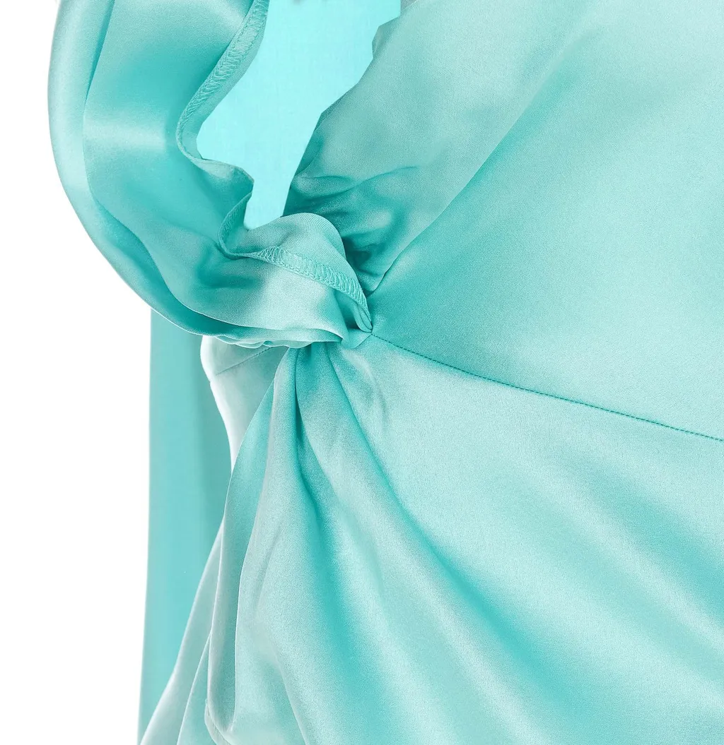 Pinko V-Neck Satin Blouse