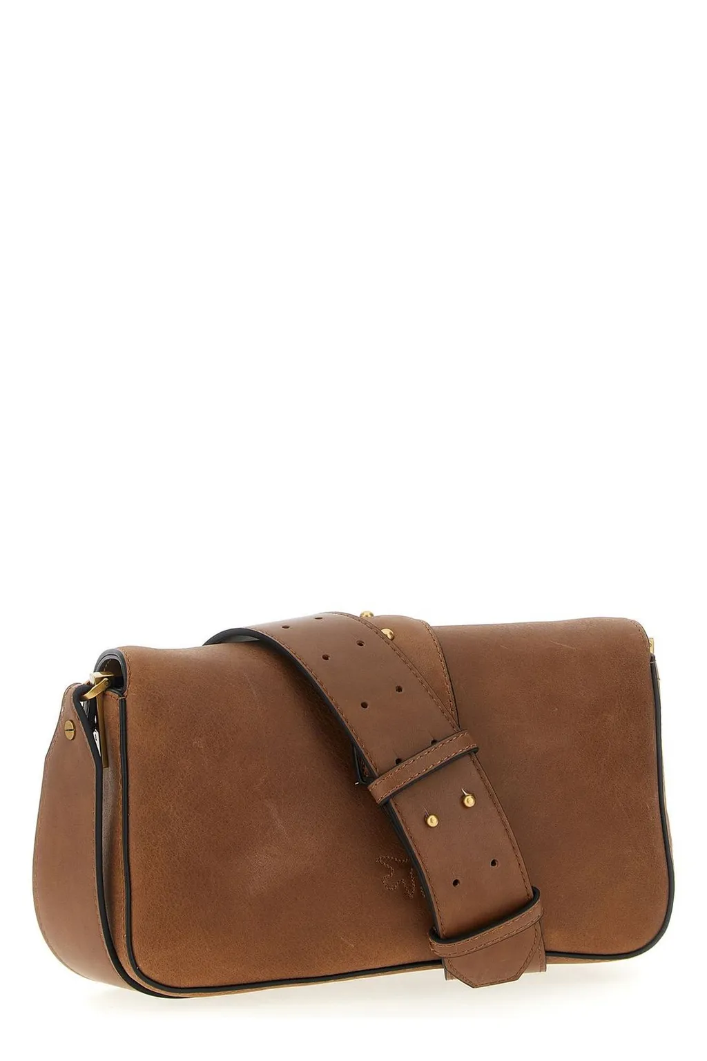 Pinko Love One Logo Plaque Crossbody Bag