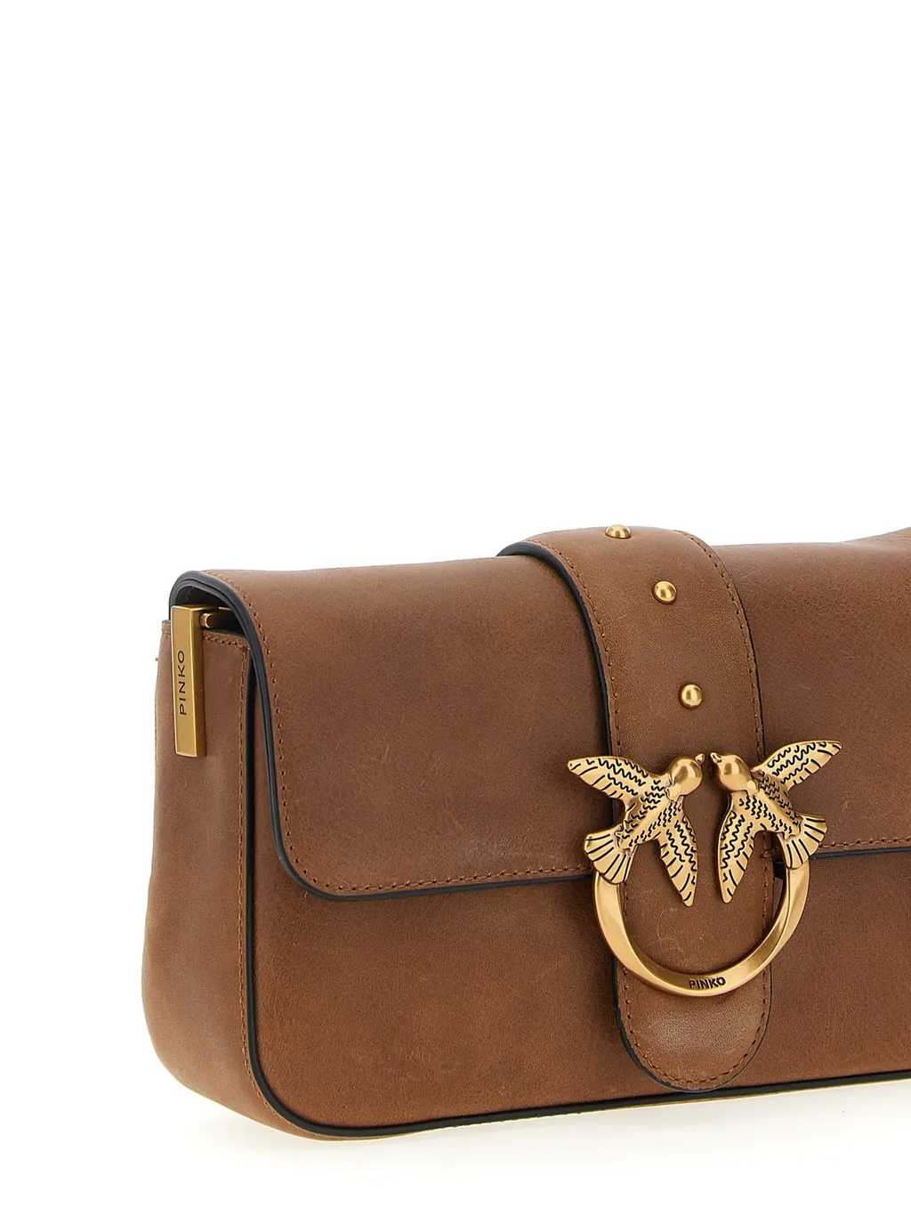 Pinko Love One Logo Plaque Crossbody Bag