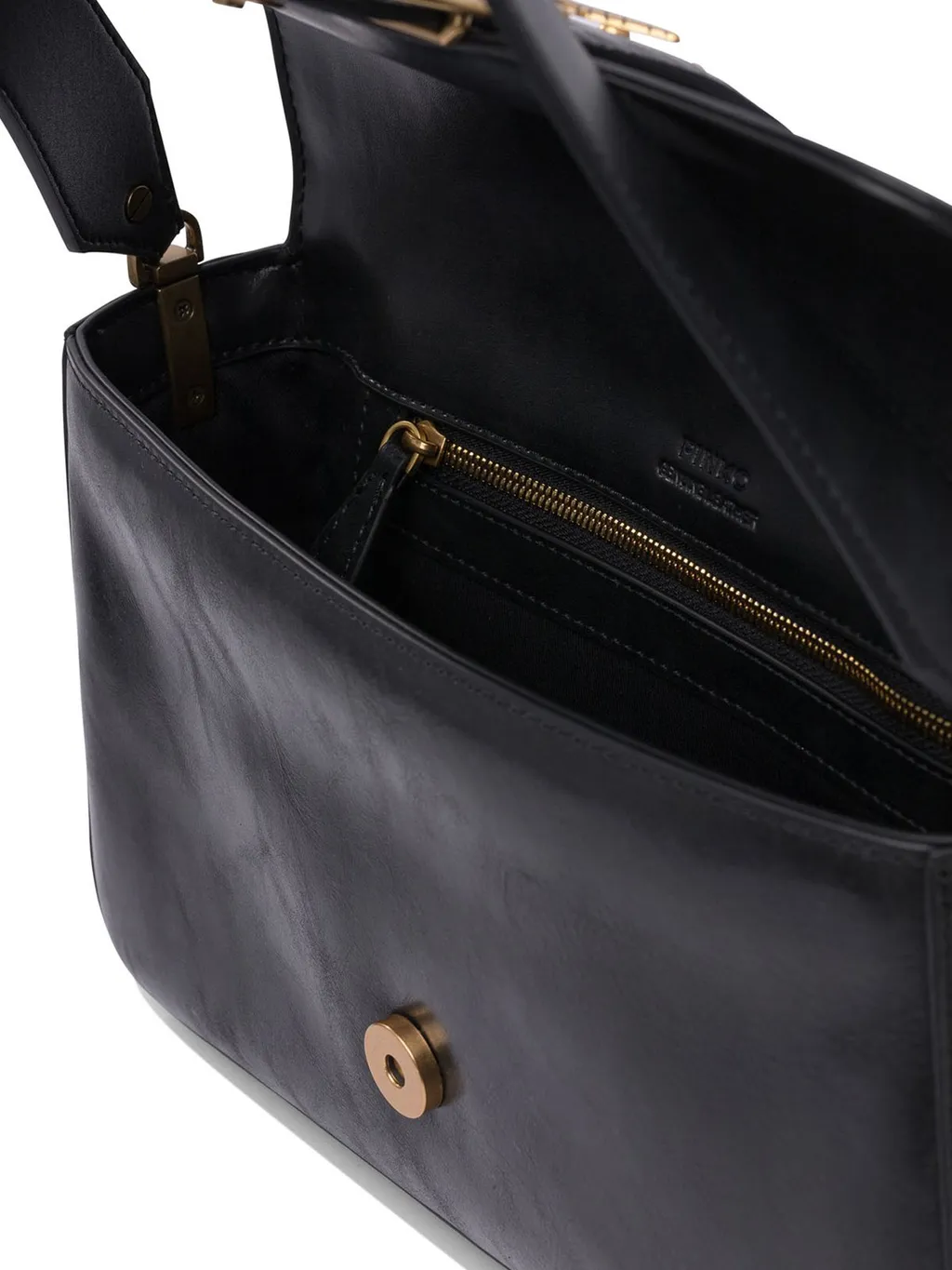 Pinko Love One Logo Plaque Shoulder Bag