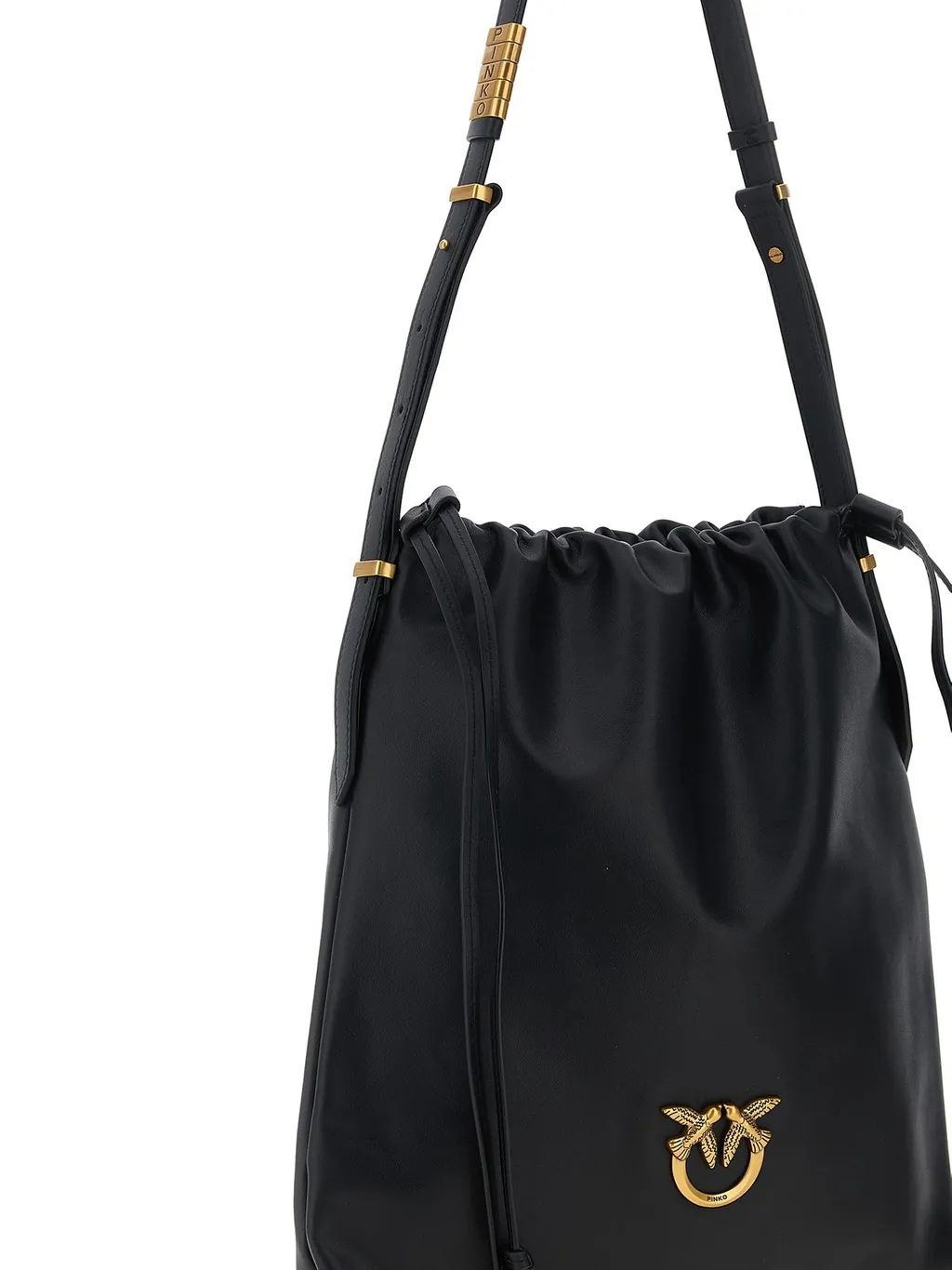 Pinko Love Birds Logo Square Shoulder Bag