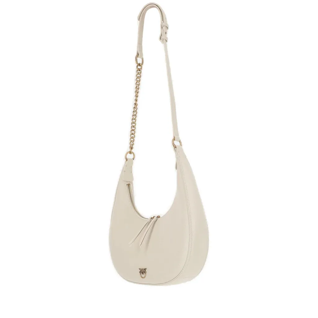Pinko Logo-Plaque Zipped Shoulder Bag