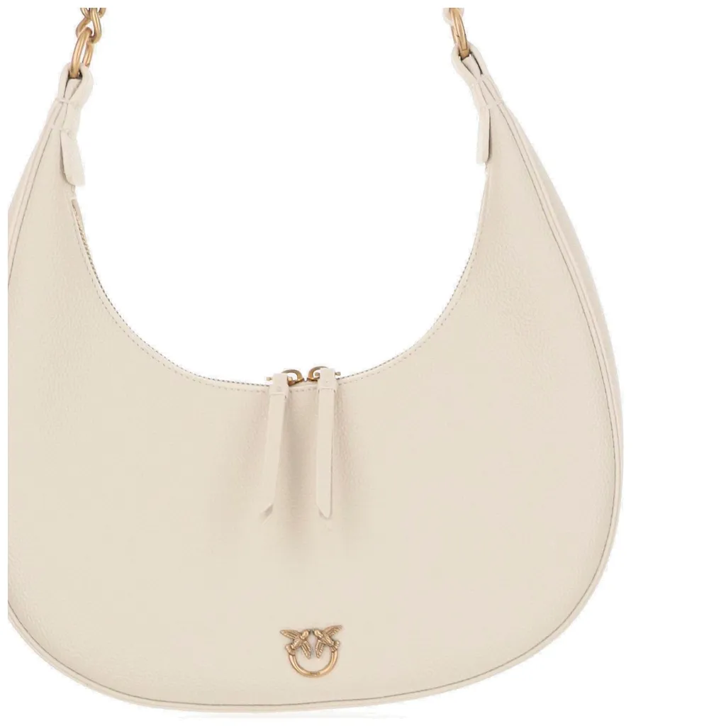 Pinko Logo-Plaque Zipped Shoulder Bag