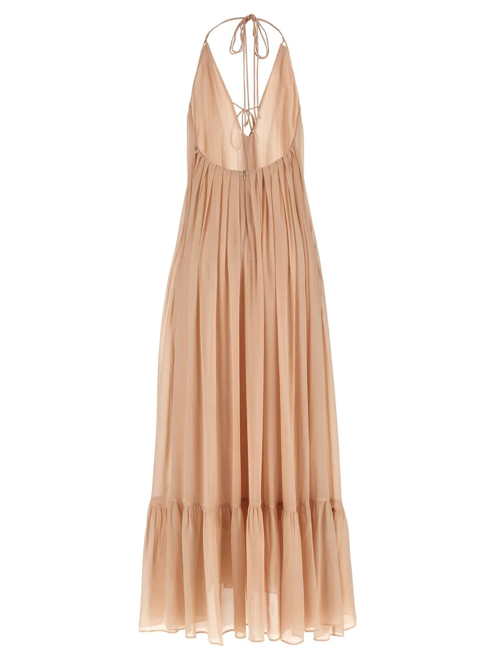 Pinko Open Back Wide Long Dress