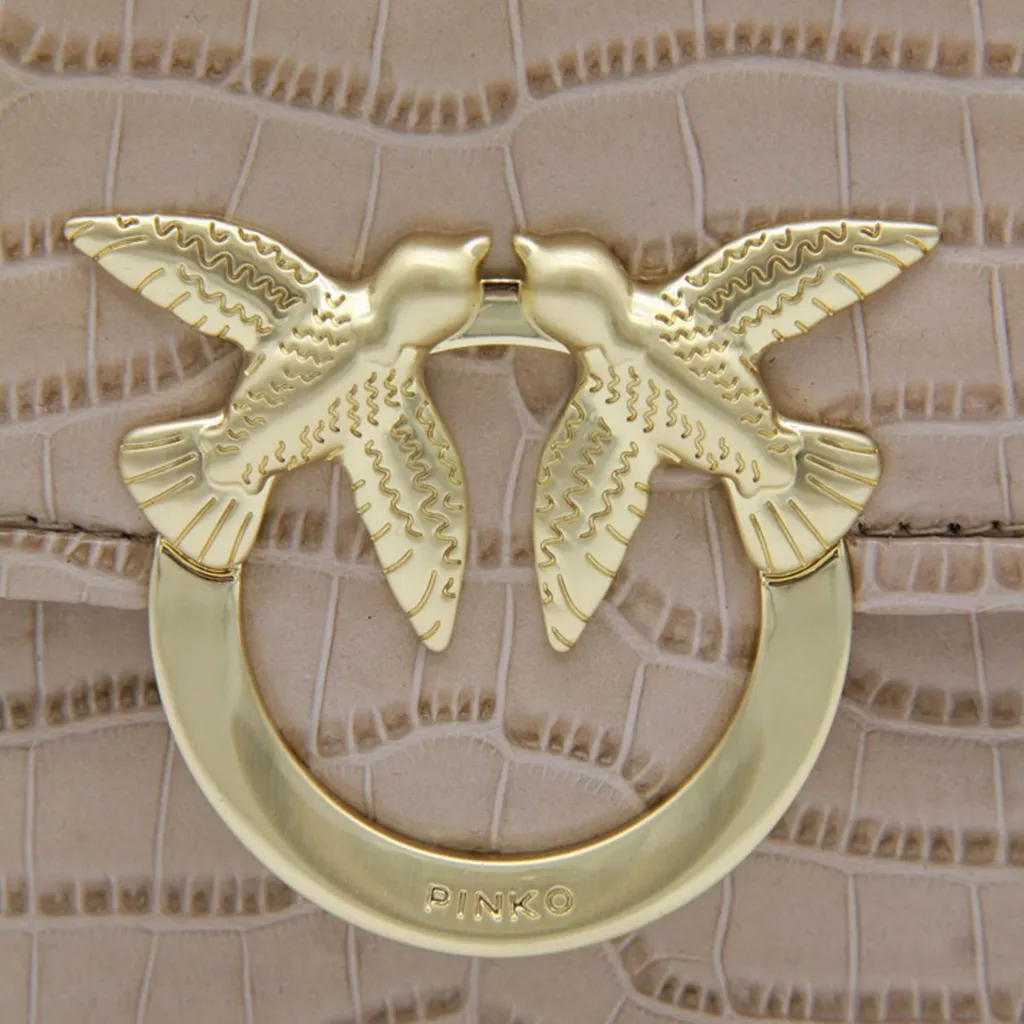Pinko Embossed Shoulder Bag