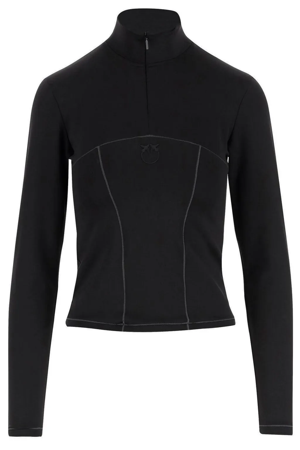 Pinko Long-Sleeved Half-Zipped Top