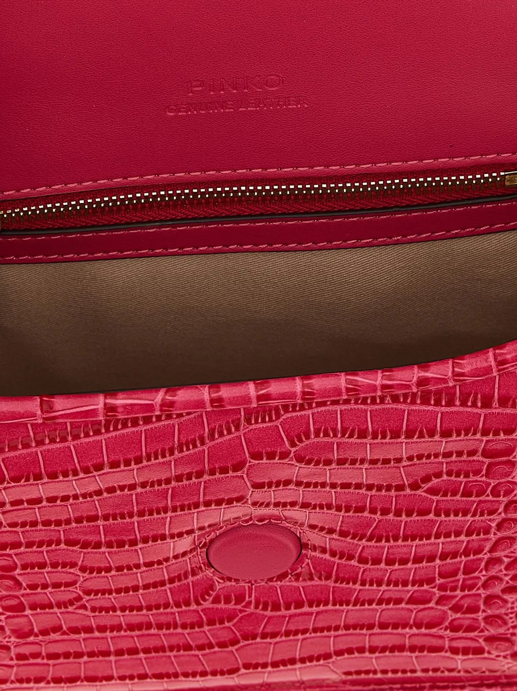 Pinko Love Birds Box Embossed Mini Shoulder Bag