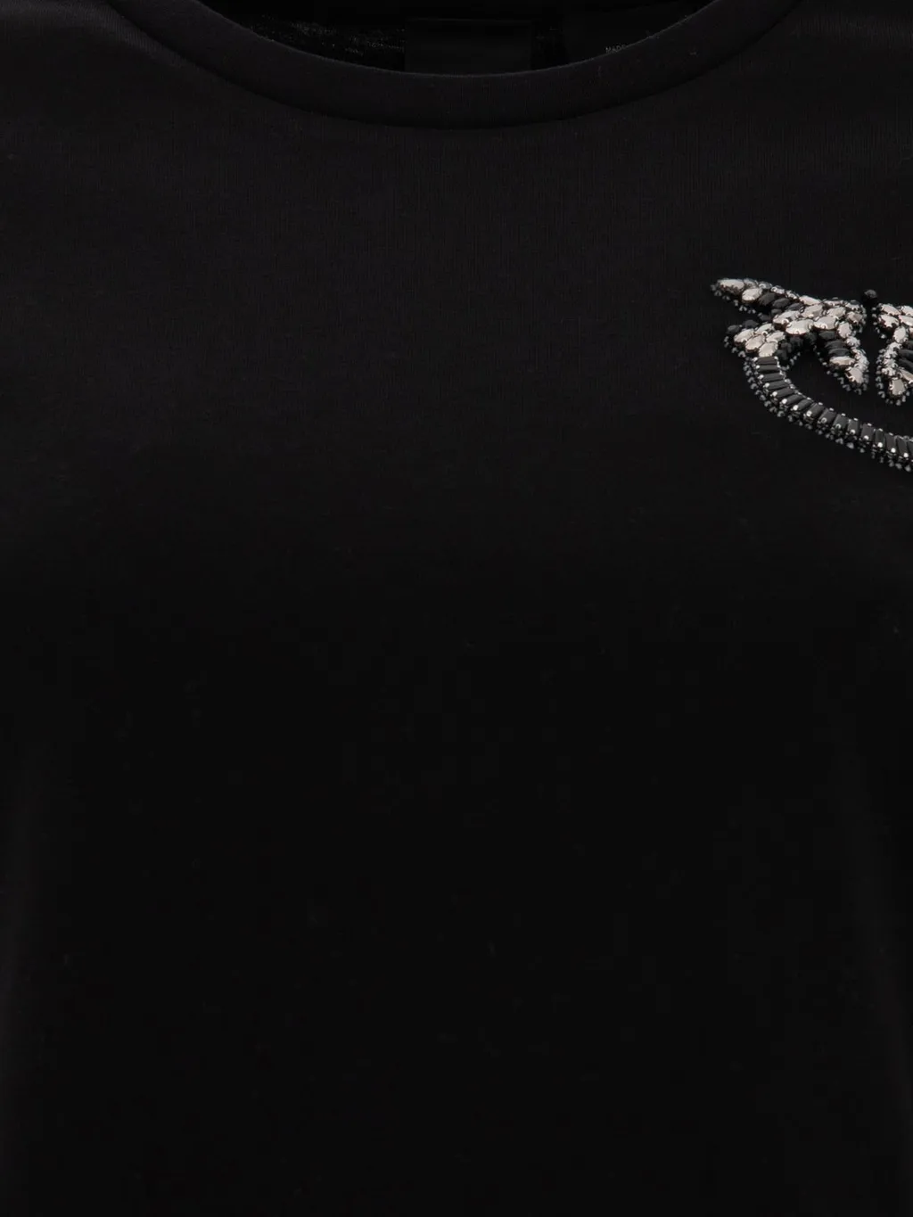 Pinko Love Birds Embellished Crewneck T-Shirt
