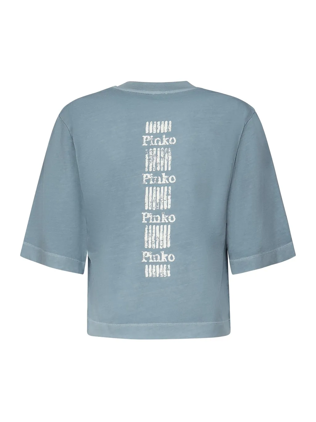 Pinko Logo Printed Cropped T-Shirt