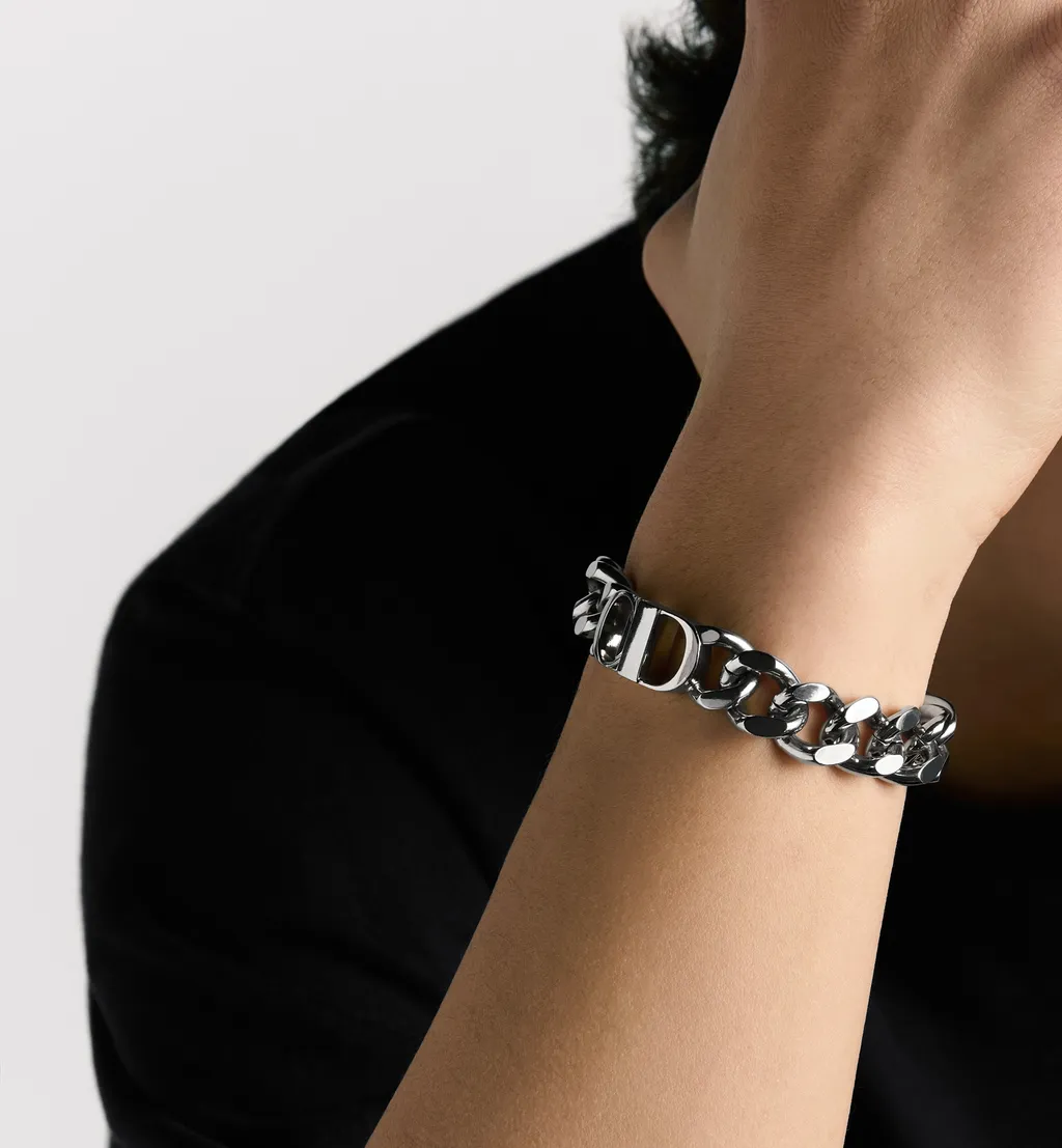 Cd Icon Chain Link Bracelet
