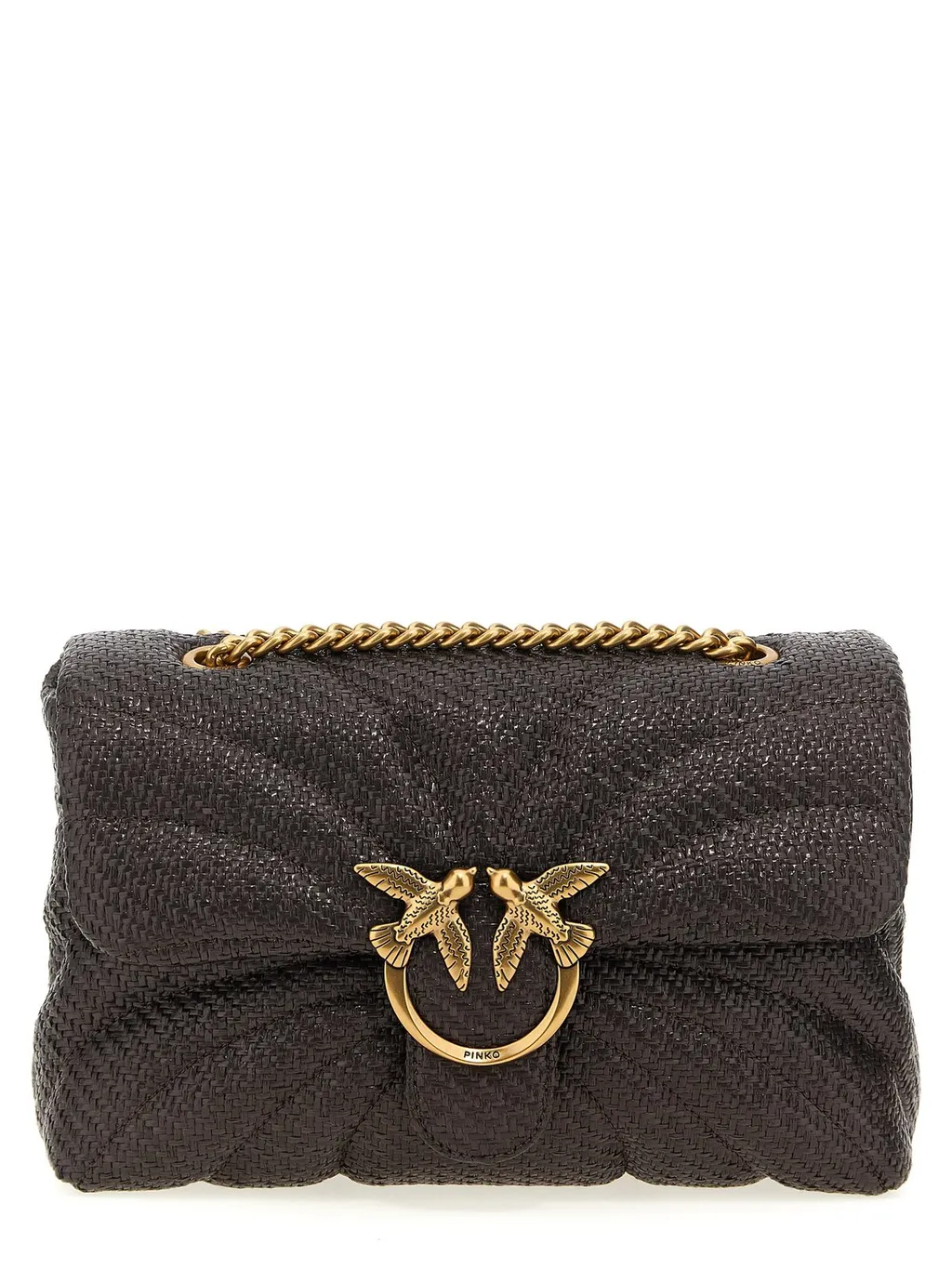 Pinko Love Puff Chain Linked Crossbody Bag