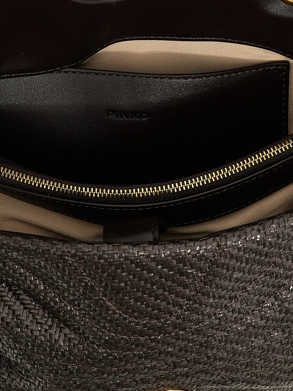 Pinko Love Puff Chain Linked Crossbody Bag