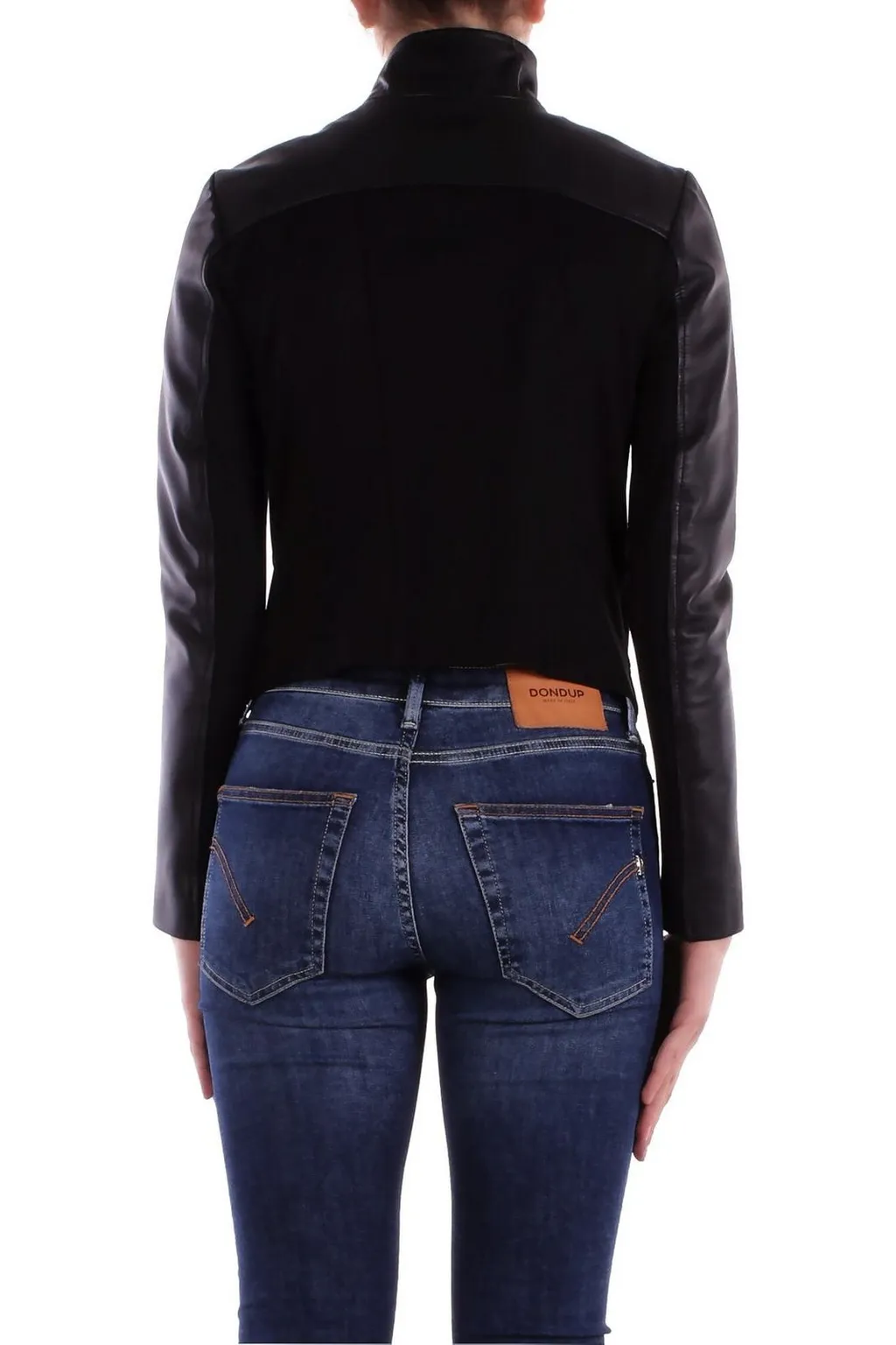Pinko Leather Biker Jacket