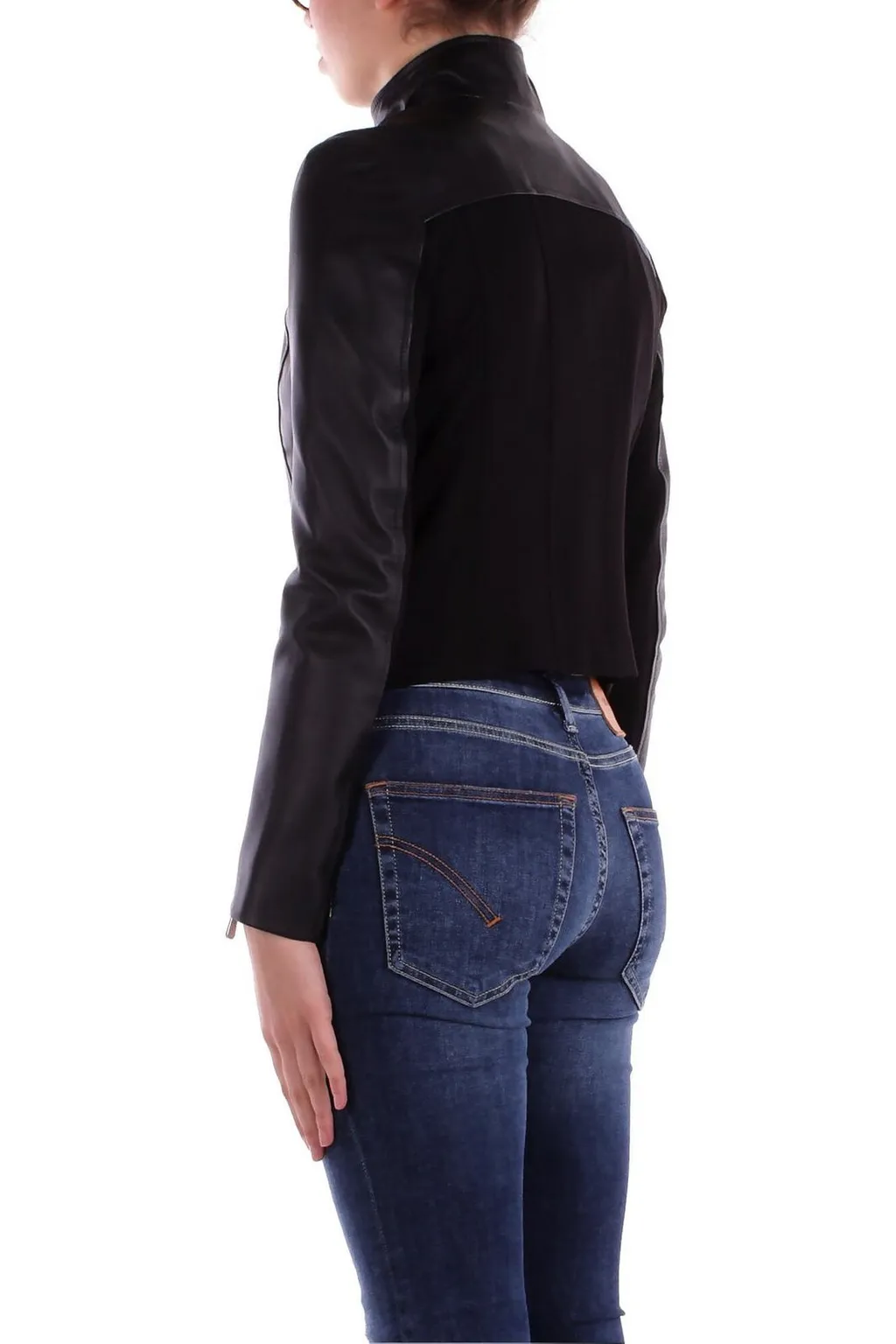Pinko Leather Biker Jacket