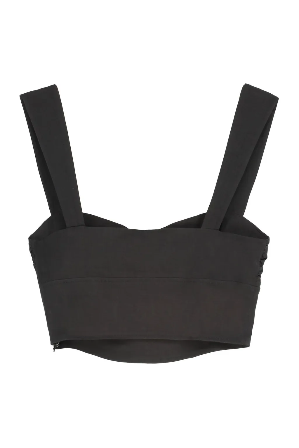 Pinko Button-Detailed Crop Top