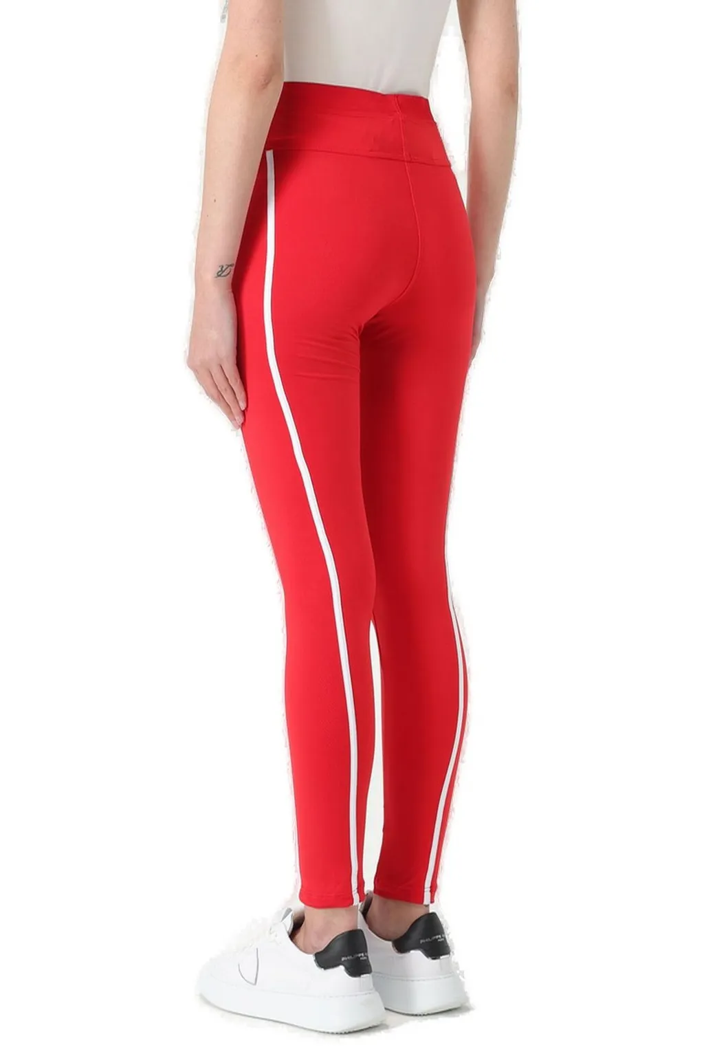 Pinko Side-Striped Slim-Fit Leggings