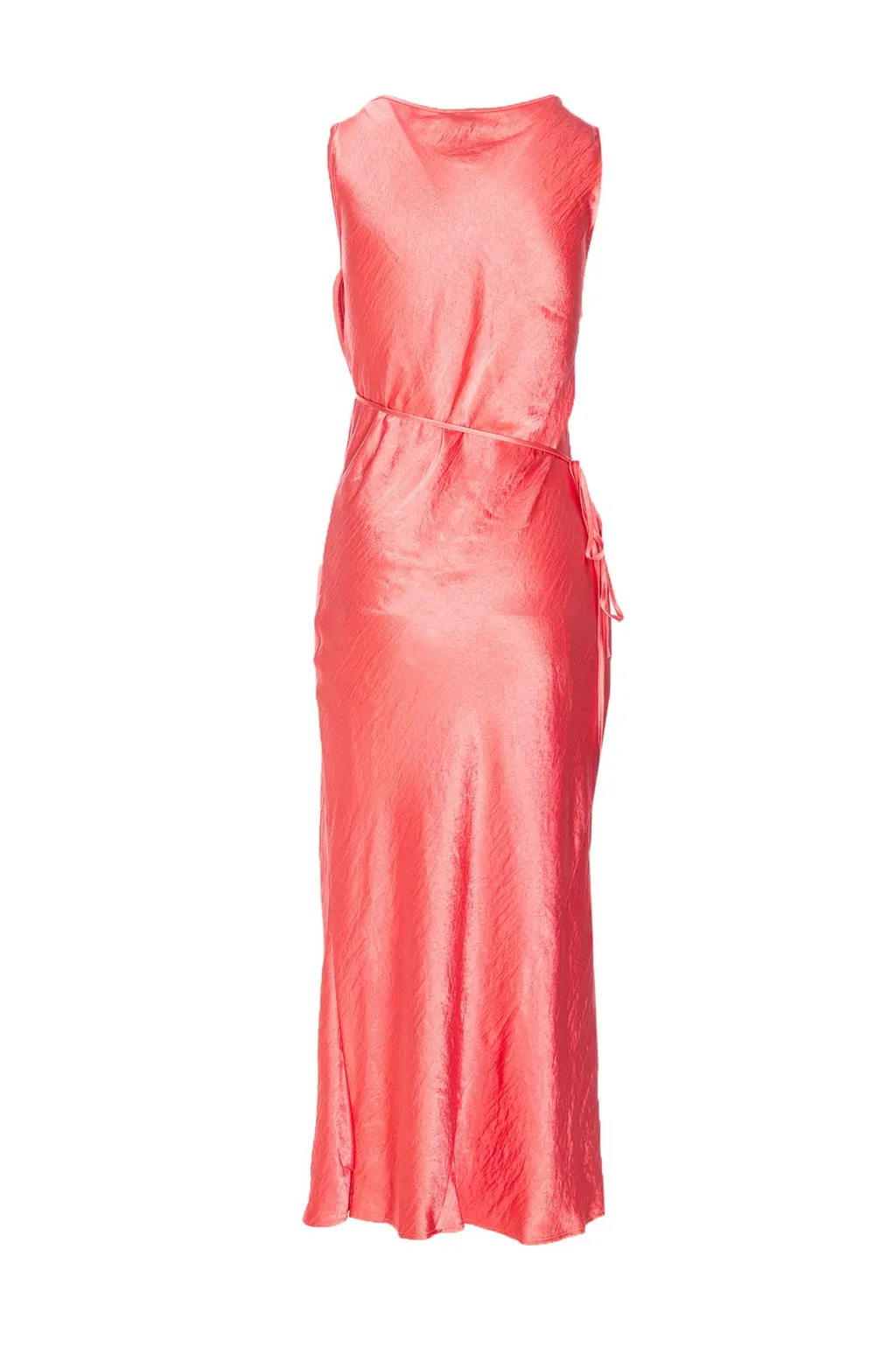 Pinko Side Tie Satin Dress