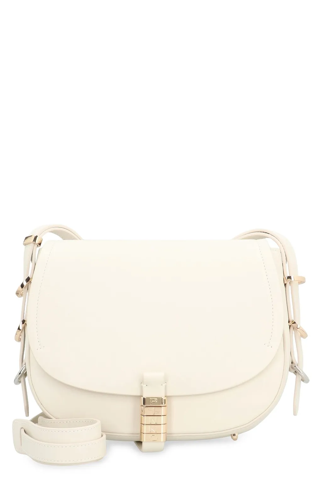Pinko Saddle Classic Foldover Top Crossbody Bag