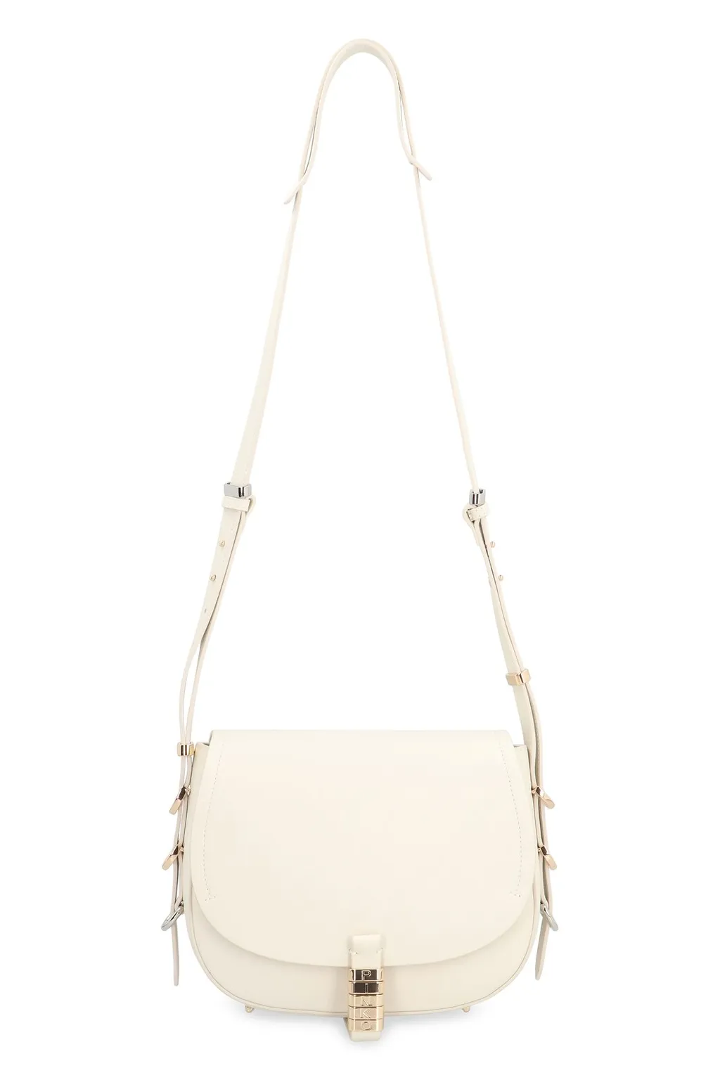 Pinko Saddle Classic Foldover Top Crossbody Bag