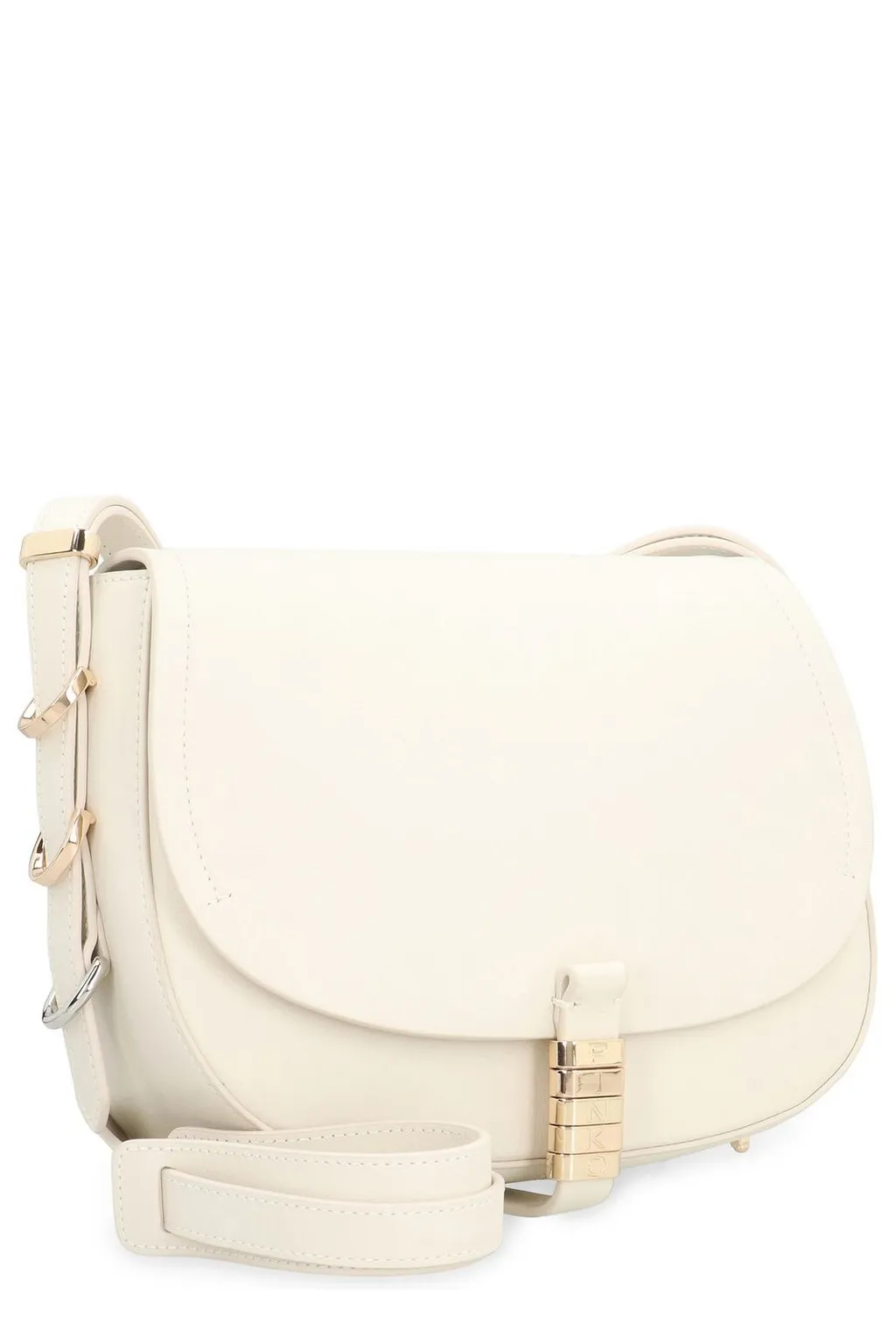 Pinko Saddle Classic Foldover Top Crossbody Bag