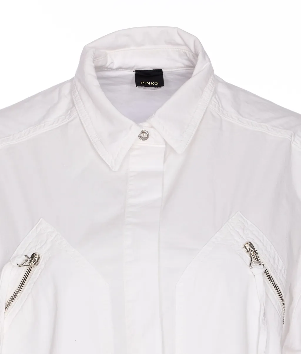 Pinko Pocket Zipped Shirt