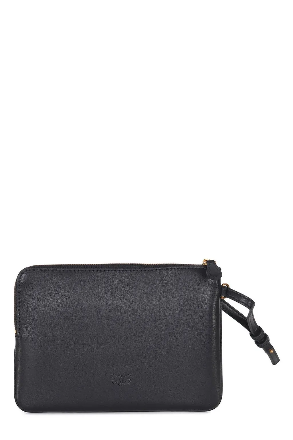Pinko Bird Logo Plaque Wrist Clutch Bag