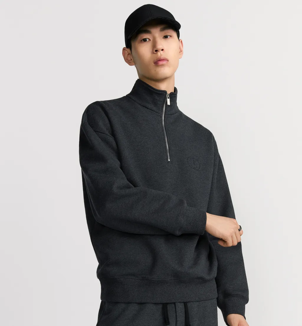 Cd Icon Half-Zip Sweatshirt
