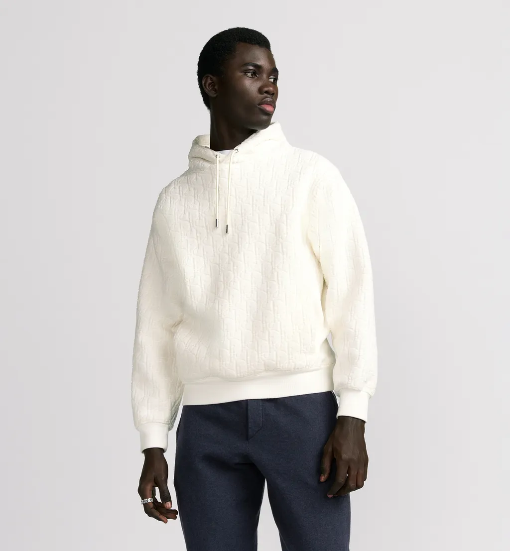 Dior Oblique Relaxed-Fit Hooded Sweatshirt