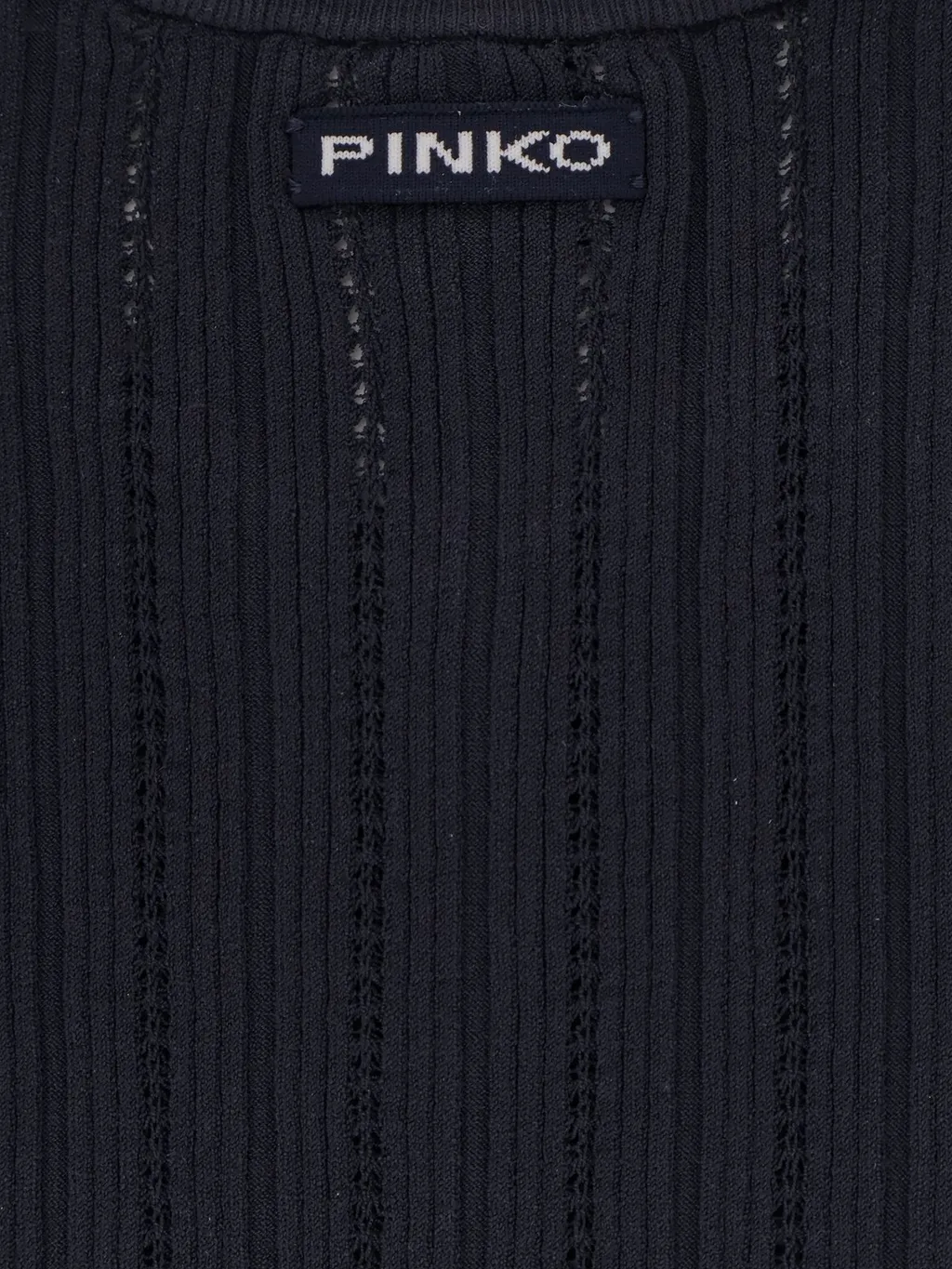 Pinko Ribbed Openwork Top