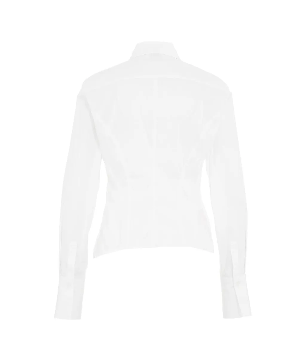 Pinko High-Low Hem Stretched Shirt