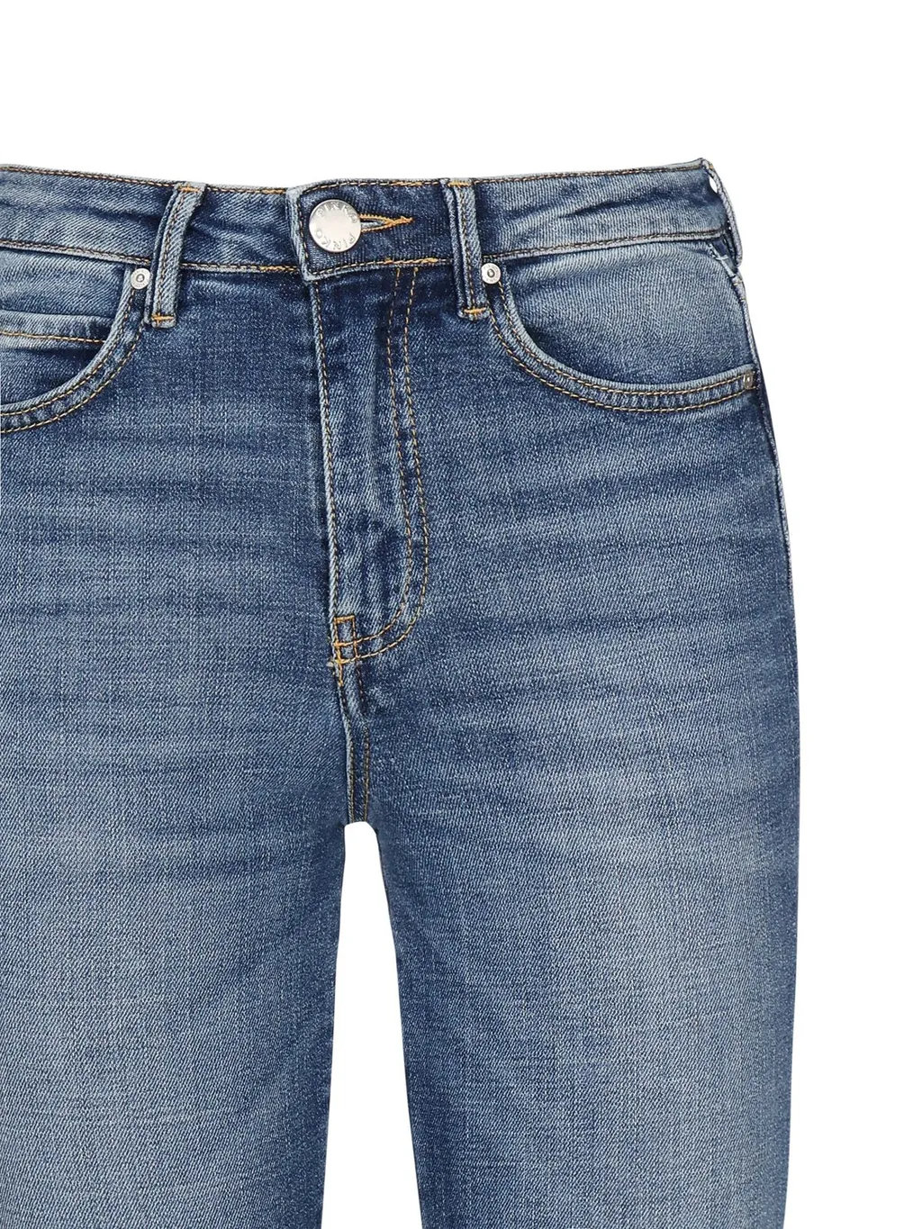 Pinko Medium Wash Denim Bootcut Jeans