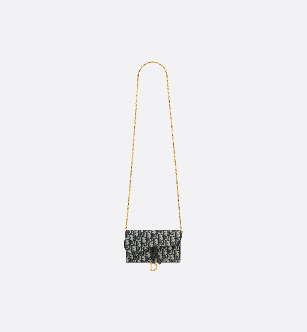 Small Saddle Pouch With Chain