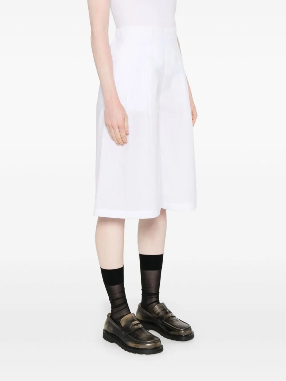Pierantoniogaspari Pleated Bermuda Shorts