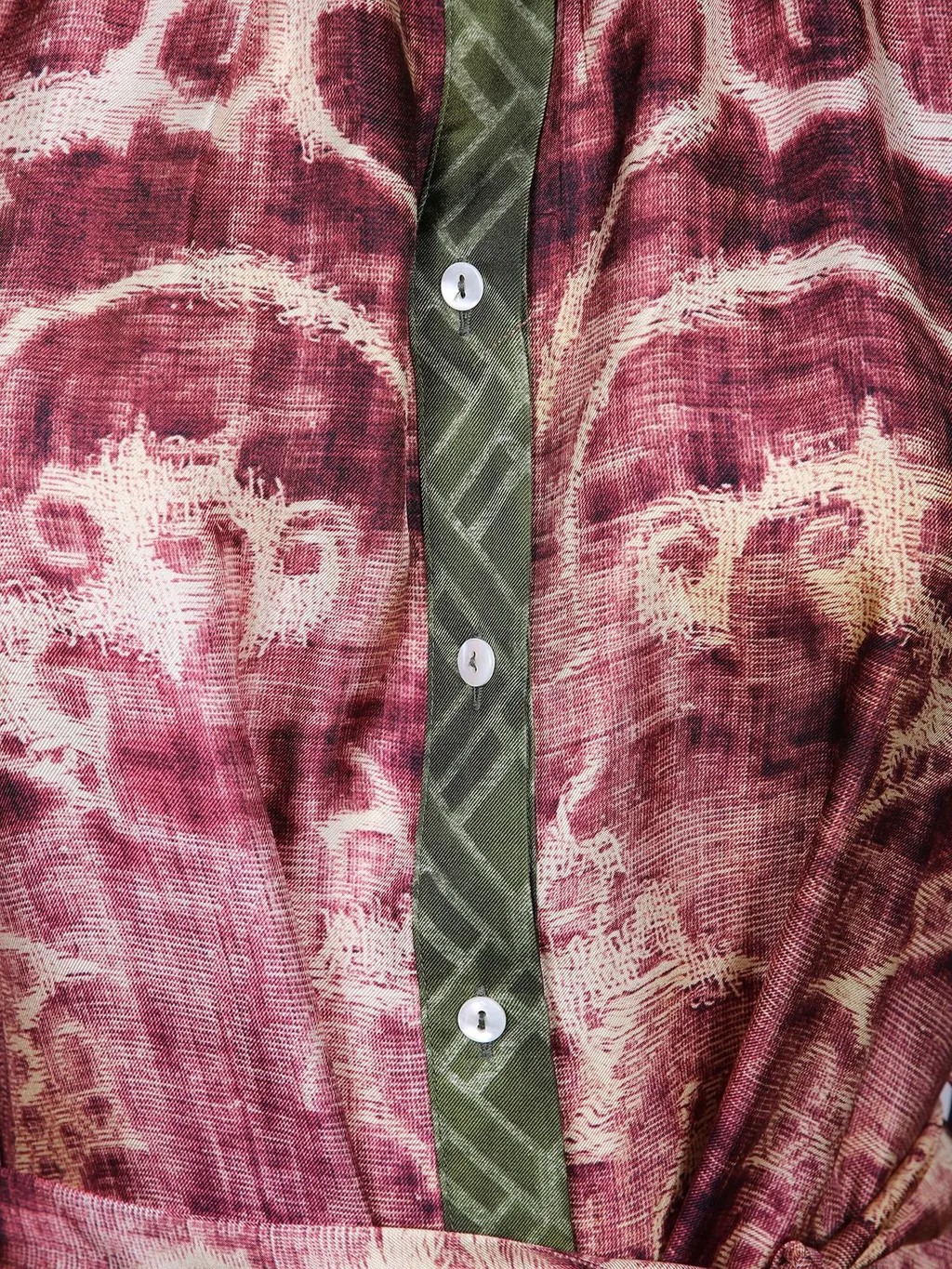 Pierre-Louis Mascia Printed Button-Front Dress