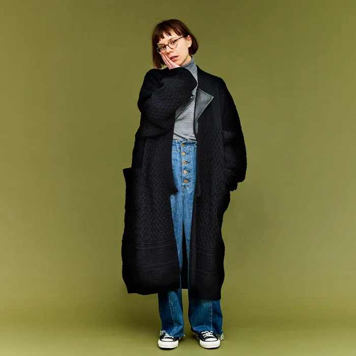 Tsukimi Knit Coat