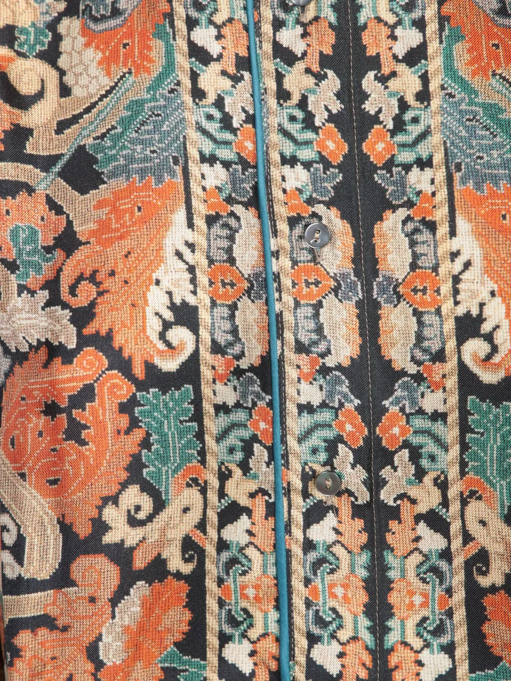 Pierre-Louis Mascia Aloes Printed Silk Shirt