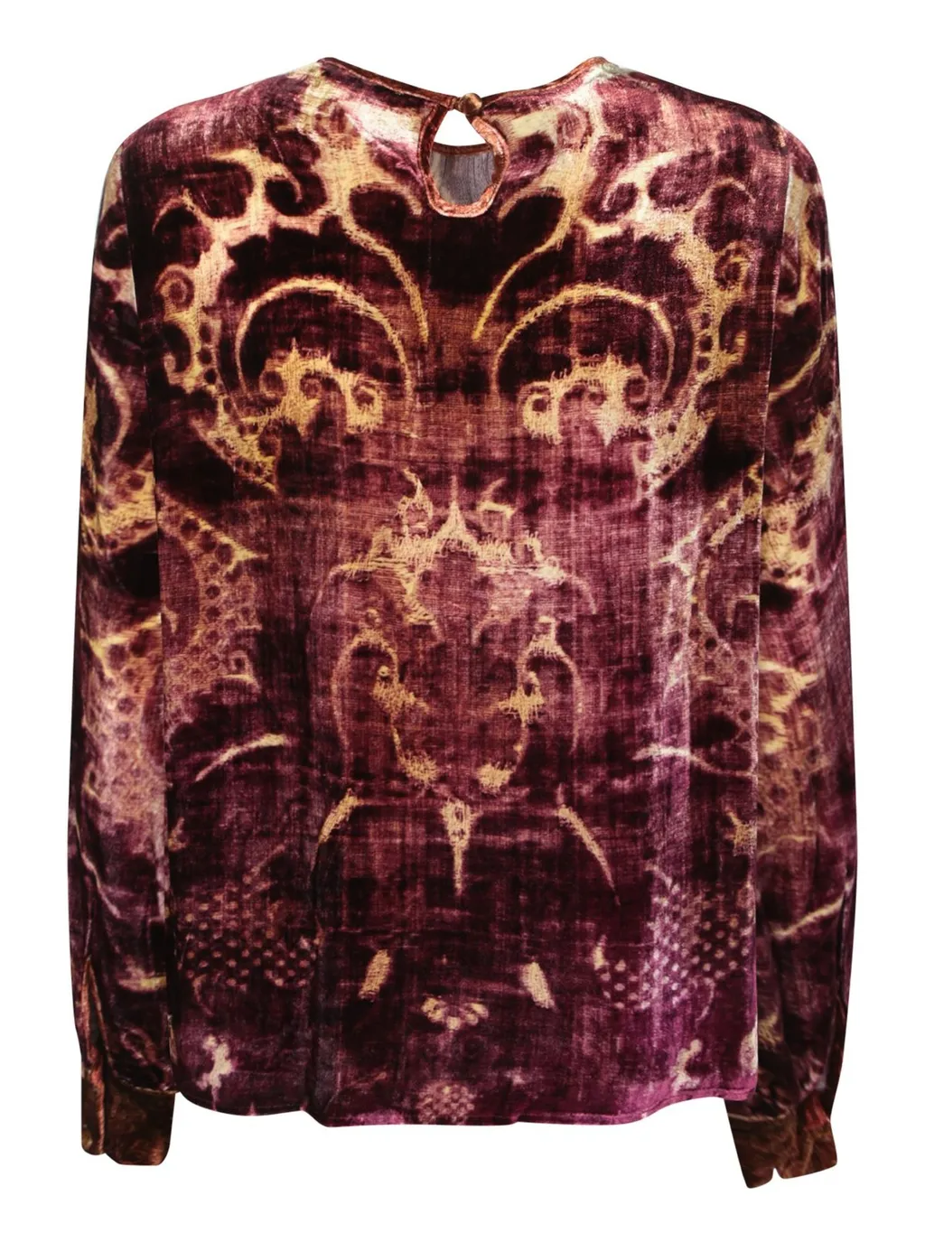 Pierre-Louis Mascia Printed Velvet Blouse