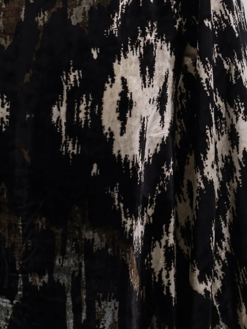 Pierre-Louis Mascia Ikat Bell-Sleeve Dress