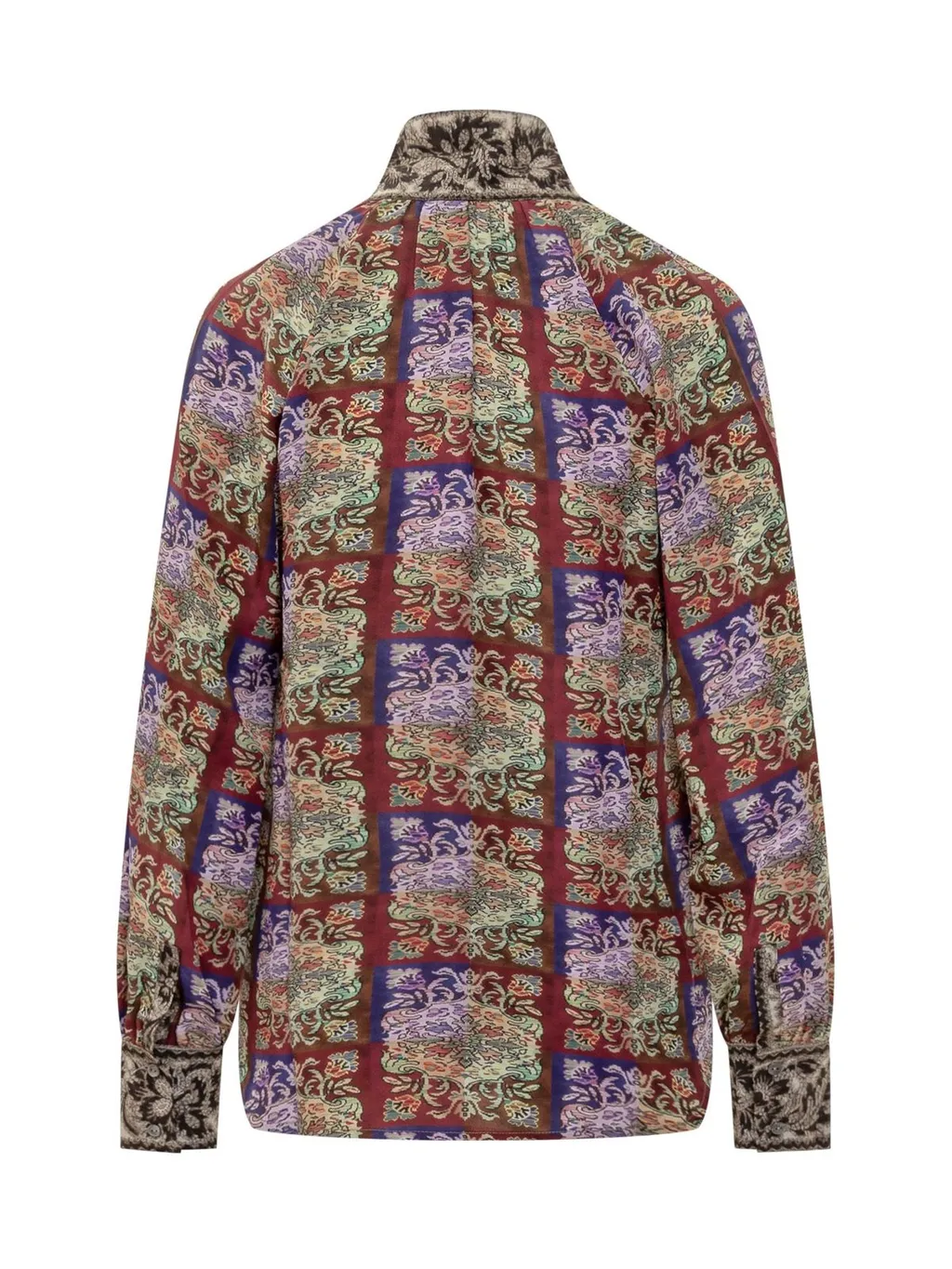 Pierre-Louis Mascia Patterned Bow-Tie Top