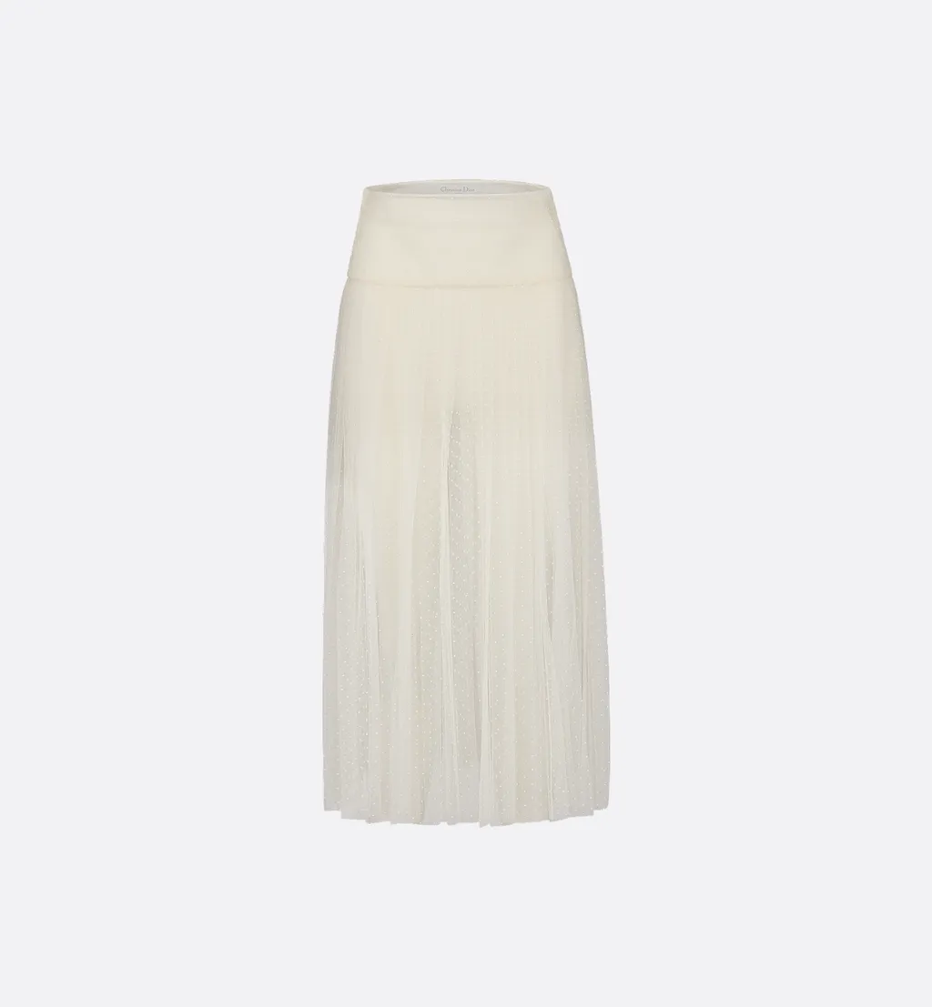 Mid-Length Pleated Skirt