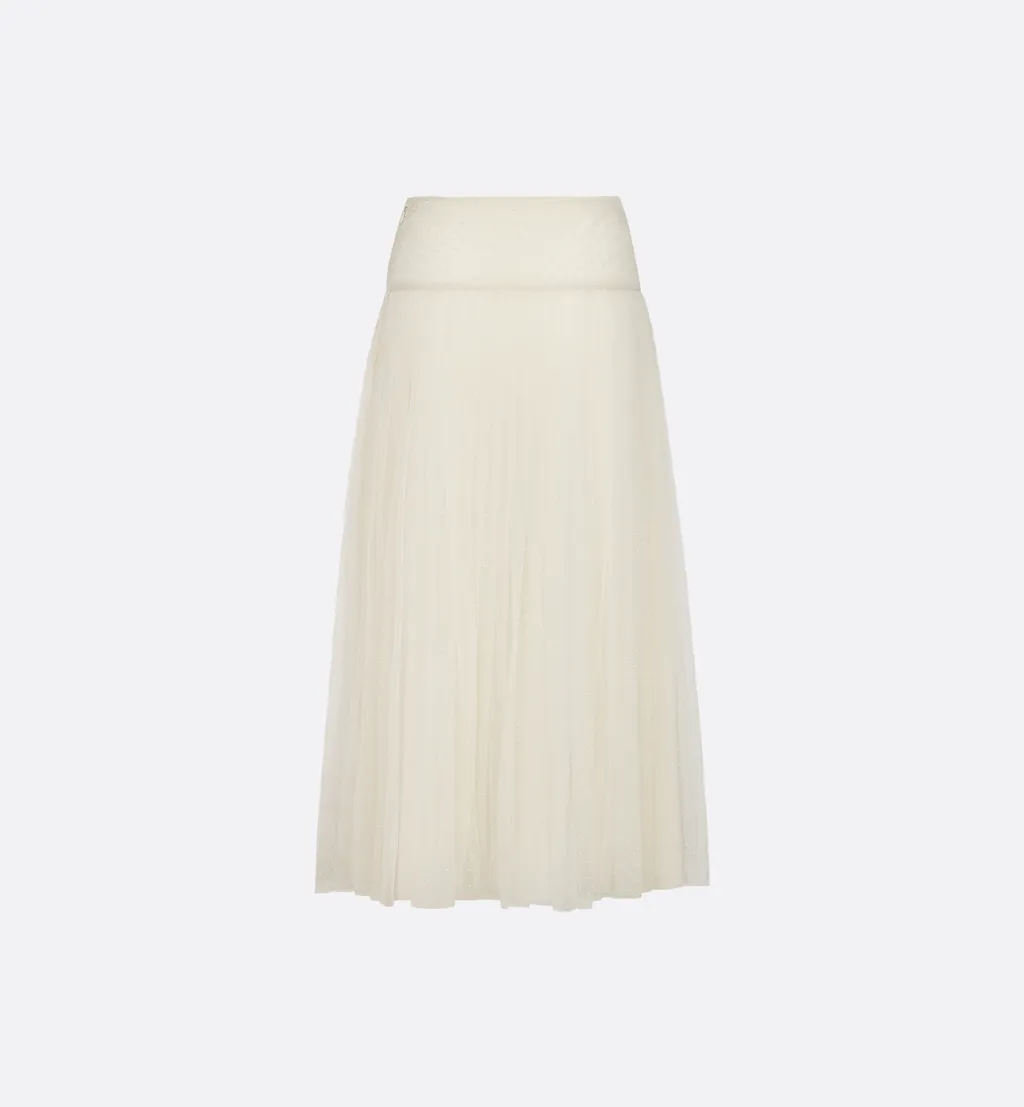 Mid-Length Pleated Skirt