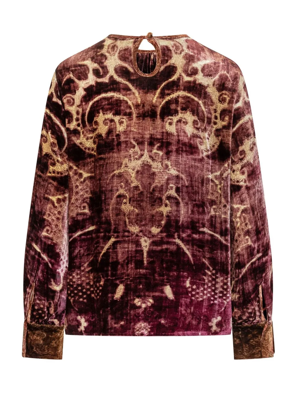 Pierre-Louis Mascia Patterned Long-Sleeve Top