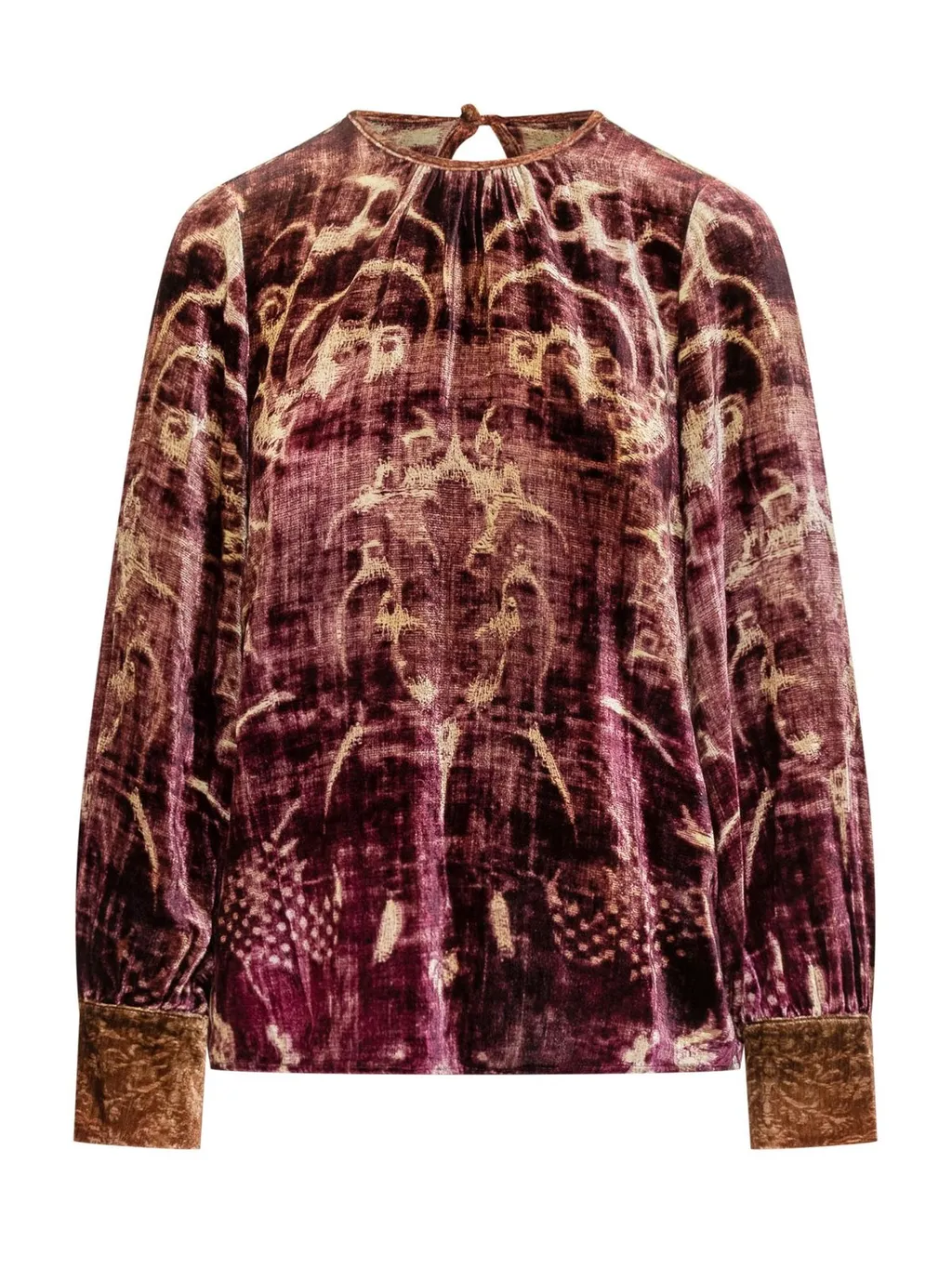 Pierre-Louis Mascia Patterned Long-Sleeve Top