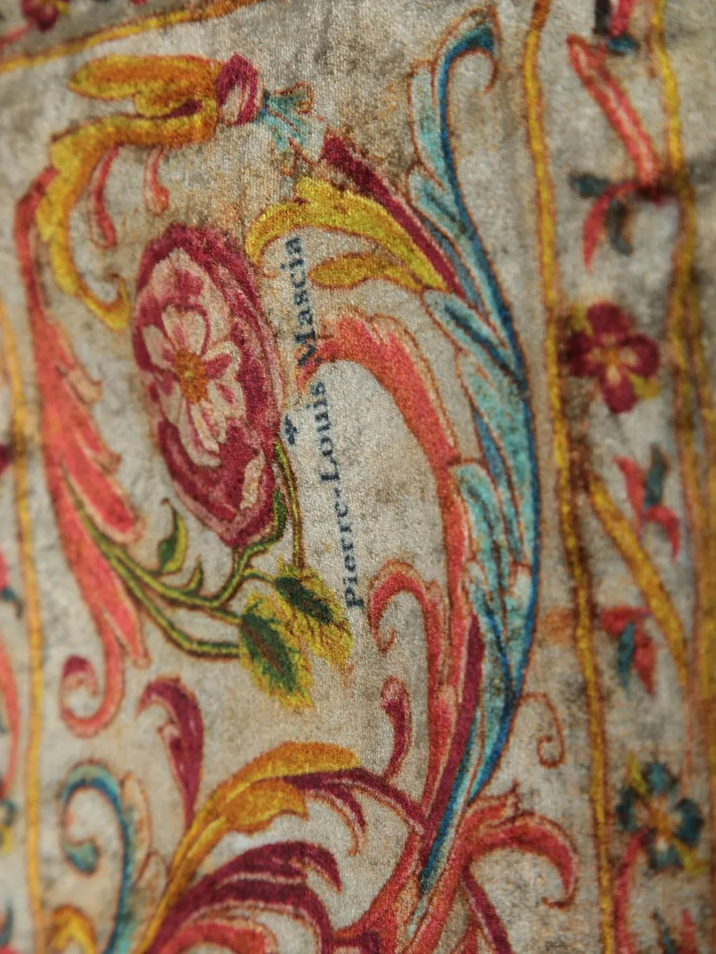 Pierre-Louis Mascia Fringed Floral Scarf